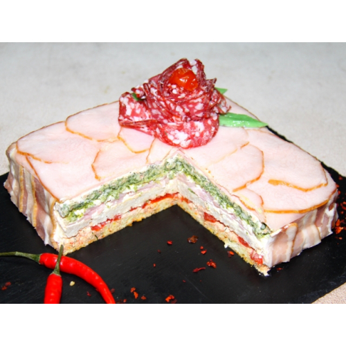 Торт закусочный МАЧО (мясной) Торт закусочный МАЧО (мясной)