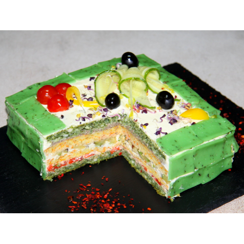 Торт закусочный МАЛАХИТОВАЯ ШКАТУЛКА (овощной) Торт закусочный МАЛАХИТОВАЯ ШКАТУЛКА (овощной)