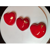 Муссовые сердечки 2 шт.