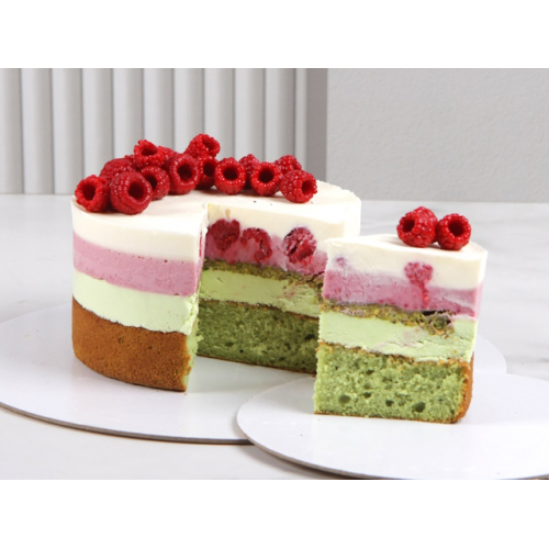 Торт ФИСТАШКОВЫЙ С МАЛИНОЙ (мини) без покрытия Торт ФИСТАШКОВЫЙ С МАЛИНОЙ (мини) без покрытия