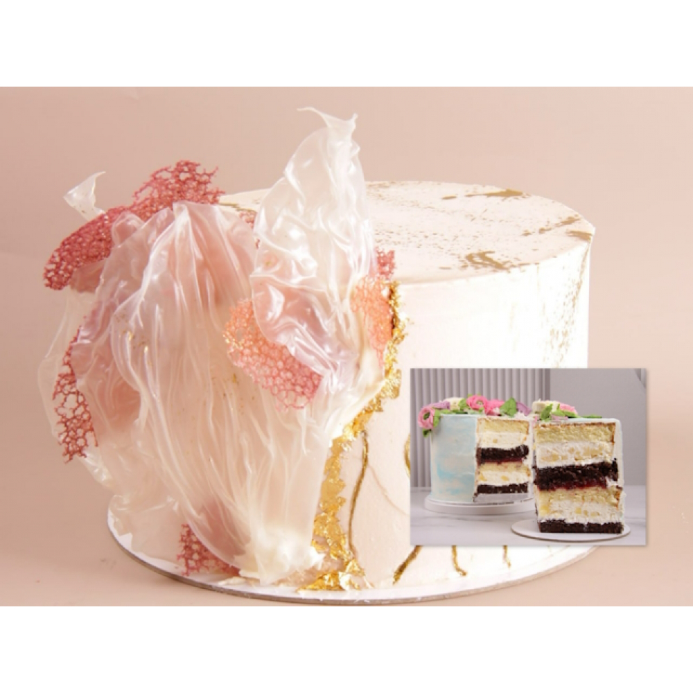 Торт ИЗАБЕЛЬ с клубникой и ананасом 4600 гр