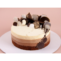 Торт ТРИ ШОКОЛАДА (мини) без покрытия Торт ТРИ ШОКОЛАДА (мини) без покрытия