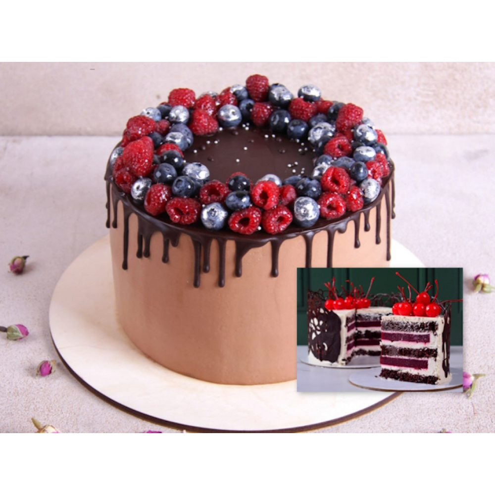 Торт ЗИМНЯЯ ВИШНЯ 1500 гр мини