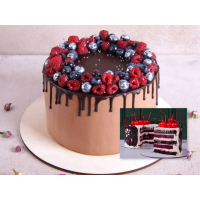 Торт ЗИМНЯЯ ВИШНЯ 1500 гр мини