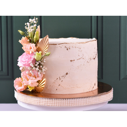 Торт ИЗАБЕЛЬ с клубникой и ананасом ( до 15 гостей)