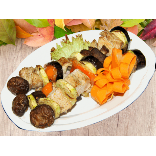 Шашлычок АМАЗОНКА с овощами