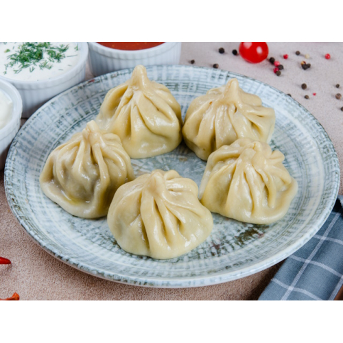 Хинкали с натуральным мясом баранины 5 шт