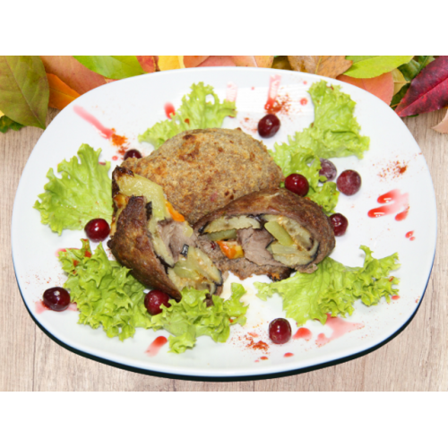 Рулетик из говяжьей вырезки с овощами ТАЕЖНЫЙ РОМАН