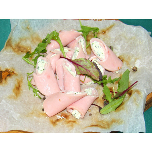 Рулетики из ветчины