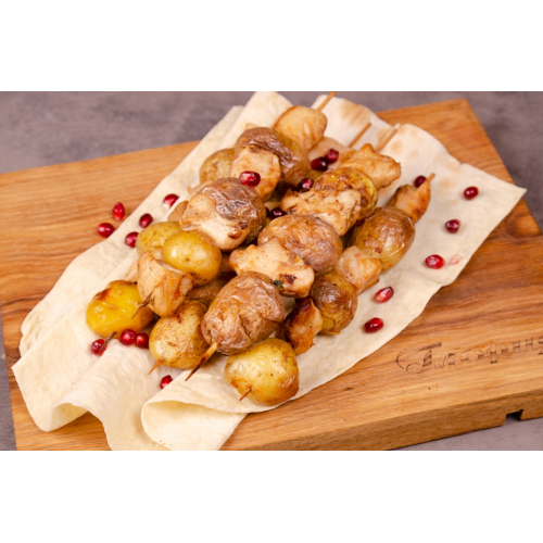 Шашлычок из филе курицы с картофелем ЧЕРРИ