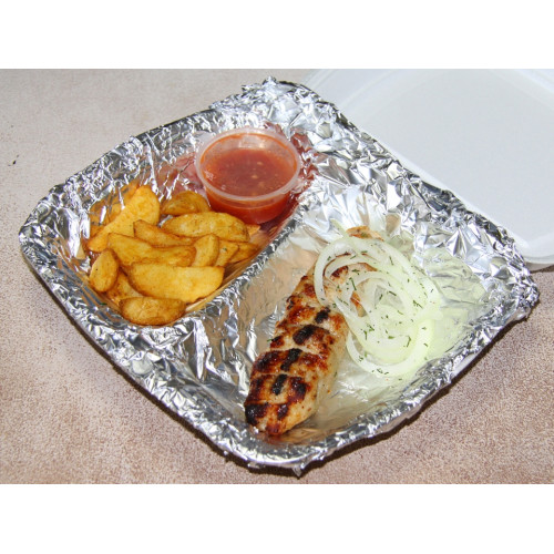 Кебаб из курицы с гарниром (офис) Кебаб из курицы с гарниром (офис)