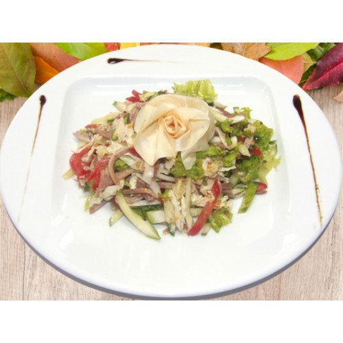 Салат МАРКИЗА с языком говяжьим Салат МАРКИЗА с языком говяжьим