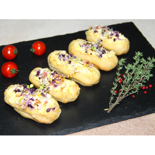 Эклеры ЦАРСКАЯ ЗАБАВА с мясом птицы и сыром
