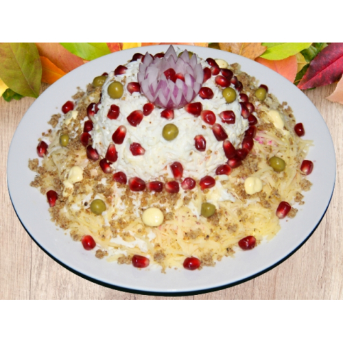 Салат ШАПКА МОНОМАХА Салат ШАПКА МОНОМАХА